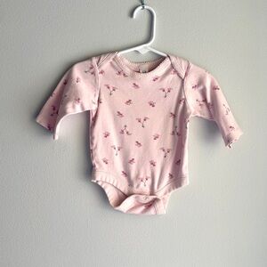 Pink Floral Kids One Piece